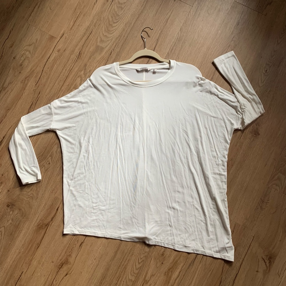 Athleta cloudlight asymmetrical long sleeve top